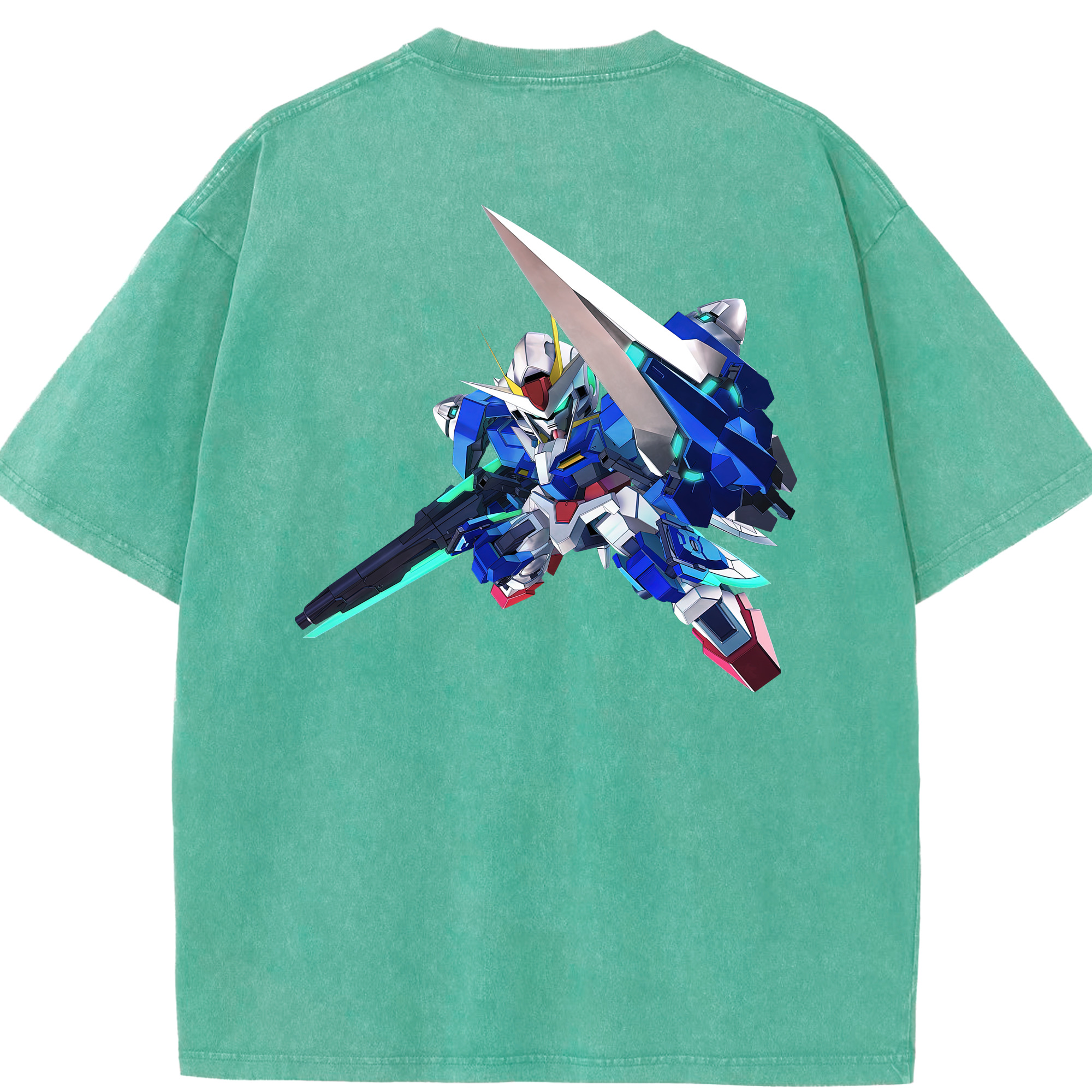 （画像用） 機動戦士ガンダム Mobile Suit Gundam 綿100% ヴィンテージ風 半袖Tシャツ（背面プリント）